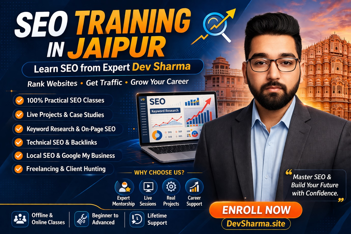 SEO Training in Jaipur Banner